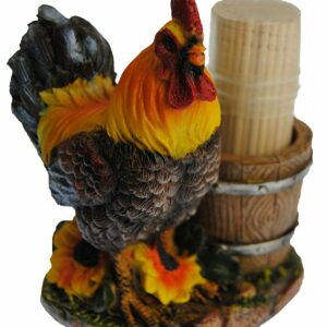 rooster toothpick holder